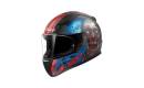 CASCO LS2 RAPID II FF353 ZOMBIE Color ZOMBIE - gloss black red - 163533232