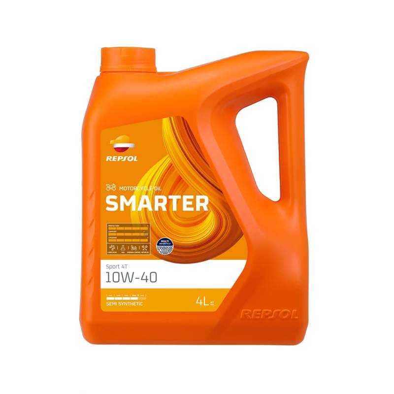 REPSOL SMARTER SPORT 4T 10W40 4 LITROS