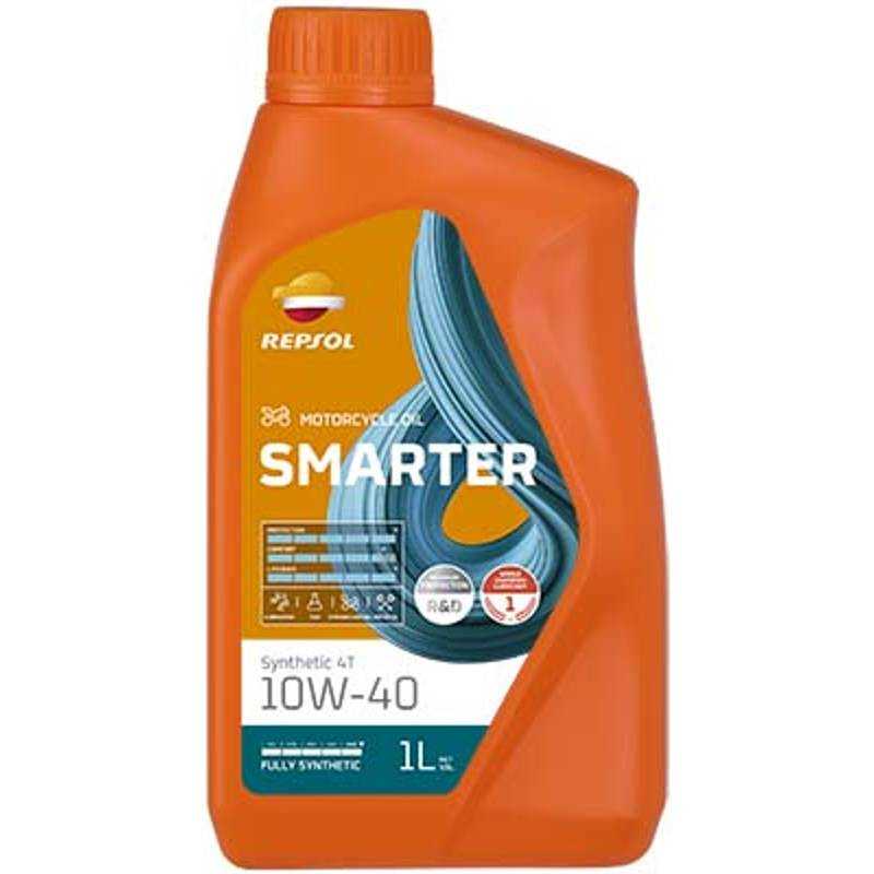 REPSOL SMARTER SINTETICO 4T 10W40 1 LITRO