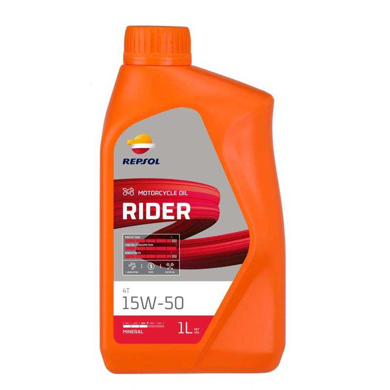 REPSOL RIDER 4T 15W50 1 LITRO