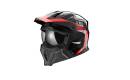 CASCO LS2 DRIFTER OF606 GRAPHIC Color TRIALITY - Black Red - 366062031