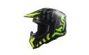 CASCO LS2 X-FORCE MX703 GRAPHIC COLOR BARRIER - H-V Yellow Green - 467032154