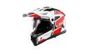 CASCO LS2 PIONEER II MX702 HILL COLOR HILL - gloss white red - 467022232