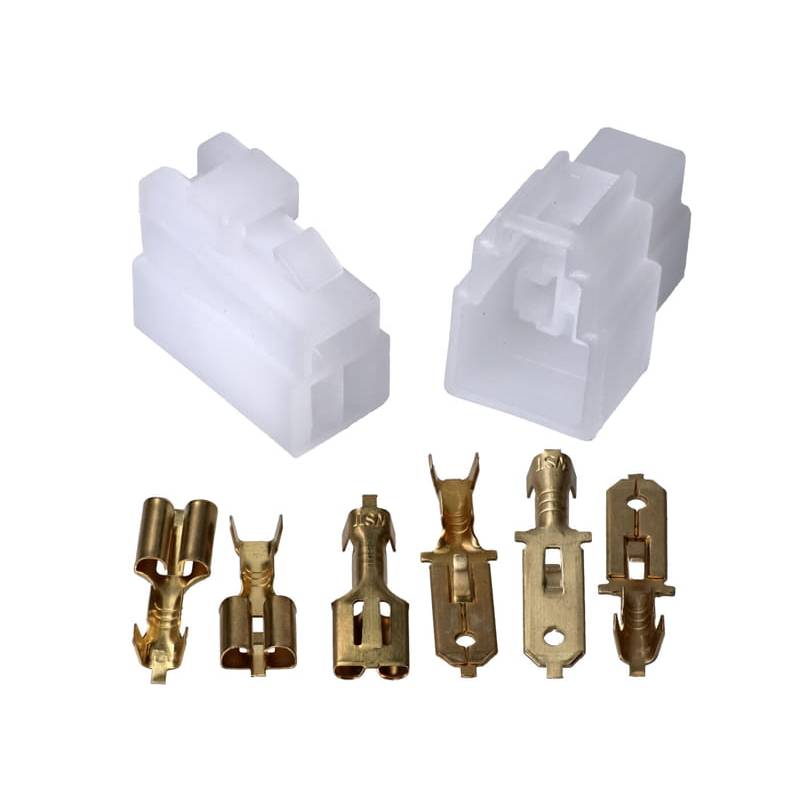 Conector Cableado 3 Pines 6,3 mm