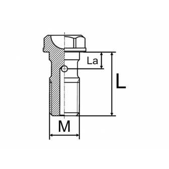 Tornillo Banjo Simple Freno Goodridge Ø10X100