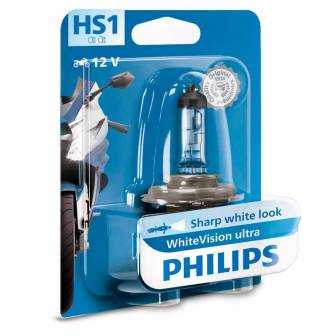 LÁMPARA PHILIPS HS1 12V HALOGENA WHITEVISION ULTRA 2012636WV