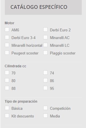 Tipos de preparación de motor de 2 tiempos